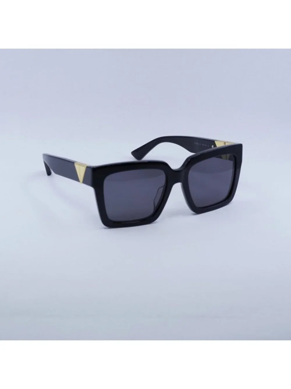 Bottega Veneta BV1198SA 001 Sunglasses Black Square Frame, Grey Lenses